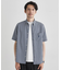 【COOL CITY WEAR】ストライプジャージ ボタンダウンシャツ /接触冷感