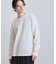 ワッフルヘンリーカットソー
