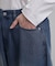 スーパーワイドバギーデニムパンツ
