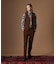 【Sサイズ～】ドビーキャラメルコールベスト