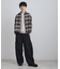 モールチェックZIPシャツ