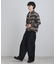 モールチェックZIPシャツ