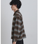 モールチェックZIPシャツ