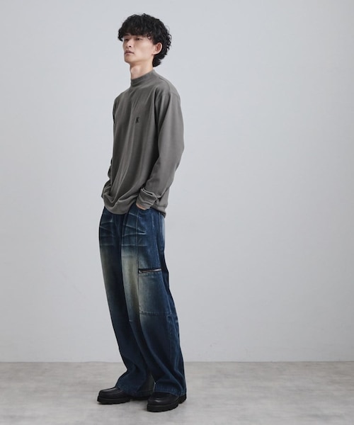 モイスチャースムースモックネックカットソー｜タケオキクチの