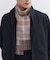 【洗えるカシミヤ】 カシミヤ100 チェックマフラー
