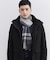 【洗えるカシミヤ】 ピュアカシミヤ パネルチェックマフラー