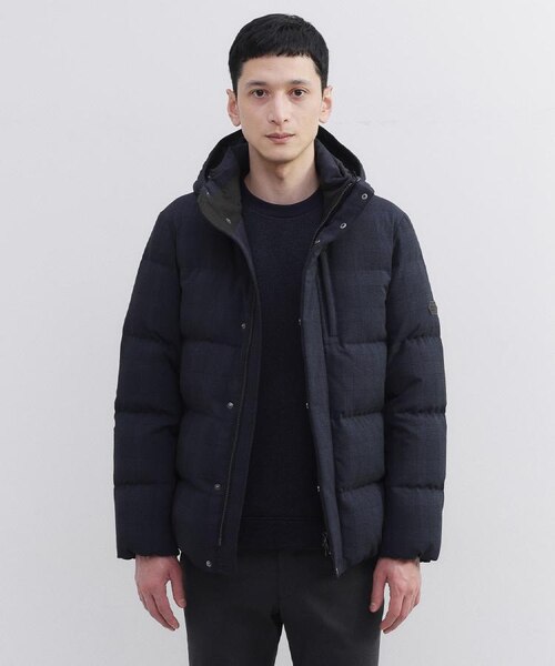 ウールライク チェック ダウン ブルゾン｜タケオキクチのアウトレット