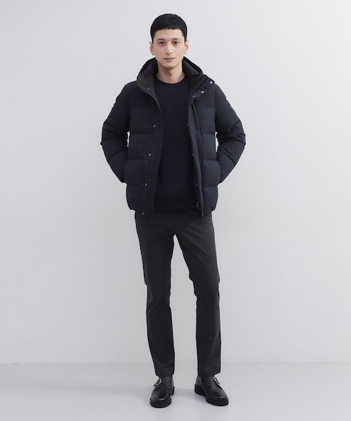 MINUS CLOSET ダウンジャケット ダークグリーンチェック MINUS CLOSET ダウンジャケット ダークグリーンチェック