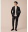 【ON／OFF兼用】CARREMANファブリック スリムイージー スラックス