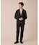 【ON／OFF兼用】CARREMANファブリック スリムイージー スラックス
