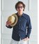 【BOWLER HAT LABEL】小紋ペイズリープリント 長袖シャツ