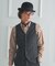 【BOWLER HAT LABEL】ピンヘッドジャージ べスト