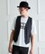 【BOWLER HAT LABEL】ピンヘッドジャージ べスト