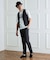 【BOWLER HAT LABEL】ピンヘッドジャージ べスト