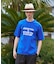 【BOWLER HAT LABEL】アイスクリアコットン バッククロスピストル 半袖Tシャツ