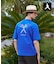 【BOWLER HAT LABEL】アイスクリアコットン バッククロスピストル 半袖Tシャツ