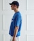 【BOWLER HAT LABEL】アイスクリアコットン バッククロスピストル 半袖Tシャツ