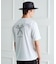 【BOWLER HAT LABEL】アイスクリアコットン バッククロスピストル 半袖Tシャツ
