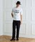 【BOWLER HAT LABEL】アイスクリアコットン バッククロスピストル 半袖Tシャツ
