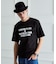 【BOWLER HAT LABEL】アイスクリアコットン バッククロスピストル 半袖Tシャツ