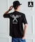 【BOWLER HAT LABEL】アイスクリアコットン バッククロスピストル 半袖Tシャツ