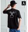 【BOWLER HAT LABEL】アイスクリアコットン バッククロスピストル 半袖Tシャツ