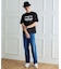 【BOWLER HAT LABEL】アイスクリアコットン バッククロスピストル 半袖Tシャツ