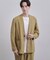 【上下2点セットアップ】AIRY DRY アソートセットアップ 吸水速乾/UVカット/マシーンウォッシャブル/ノーカラージャケット/シングルジャケット/ワイドテ