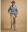 【接触冷感】ハイブリッド リネン 七分袖シャツ