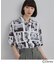 Disney capsule collection 総柄シャツ