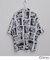 Disney capsule collection 総柄シャツ