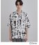 Disney capsule collection 総柄シャツ