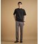 【接触冷感】アイスクリアコットン モックネック Tシャツ