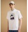 カカオ柄スクエアプリント 天竺Tシャツ