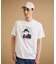 カカオ柄スクエアプリント 天竺Tシャツ