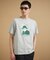 カカオ柄スクエアプリント 天竺Tシャツ