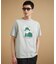 カカオ柄スクエアプリント 天竺Tシャツ