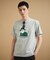 カカオ柄スクエアプリント 天竺Tシャツ