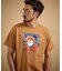 カカオ柄スクエアプリント 天竺Tシャツ