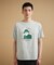 カカオ柄スクエアプリント 天竺Tシャツ