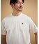 【日本製】ワンポイント刺繍 半袖Tシャツ