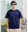 【日本製】ワンポイント刺繍 半袖Tシャツ