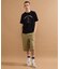 カレッジ風ミニ裏毛半袖Tシャツ