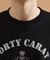 カレッジ風ミニ裏毛半袖Tシャツ