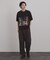 ブラシ刺繍半袖Ｔシャツ