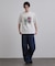 フラワープリントTシャツ