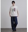 フラワープリントTシャツ