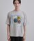 フラワープリントTシャツ
