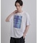 クロス刺繍フォトTシャツ