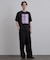 クロス刺繍フォトTシャツ